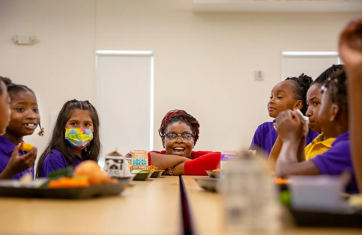 Community members collaborating together